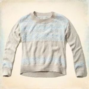 Hollister Shine Pattern Panel Sweater